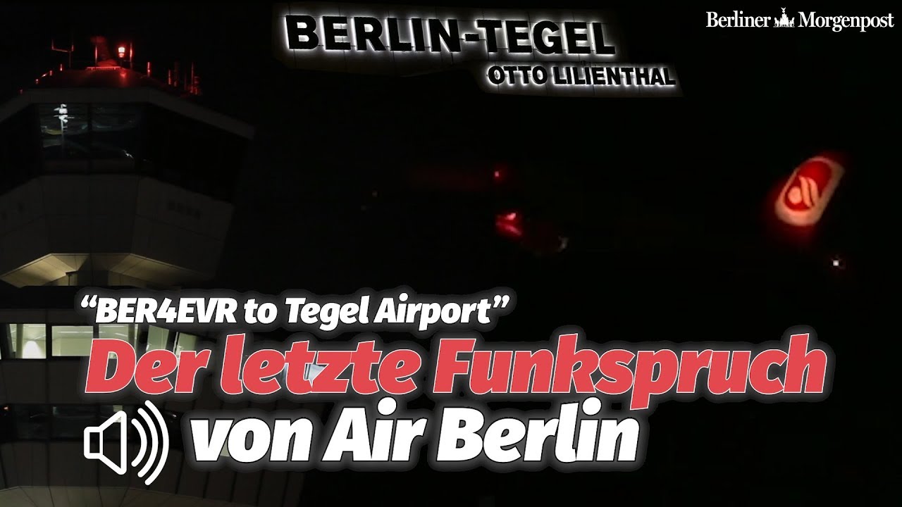 Der letzte airberlin-Flug: 
