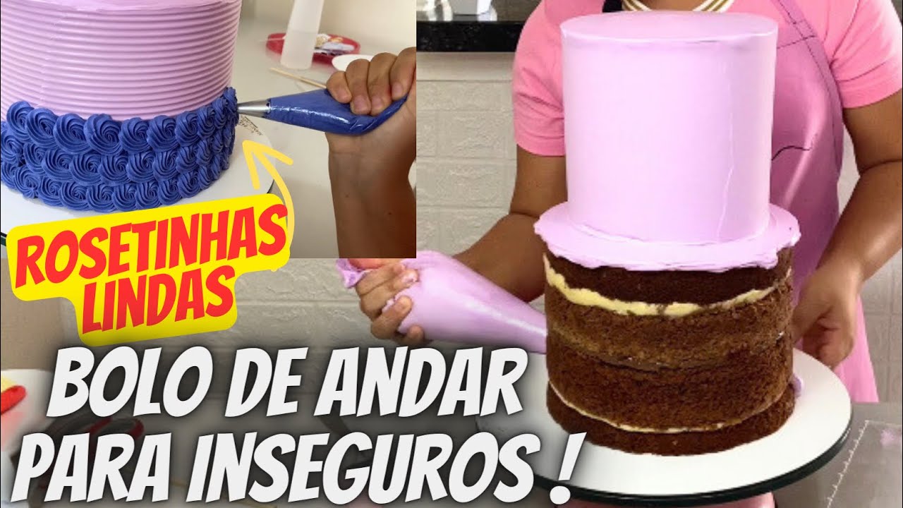 BOLO DE ANDAR DE UMA FORMA DIFERENTE ( primeira vez que faço desse jeito )VOCÊ PODE GOSTAR VIU !😅