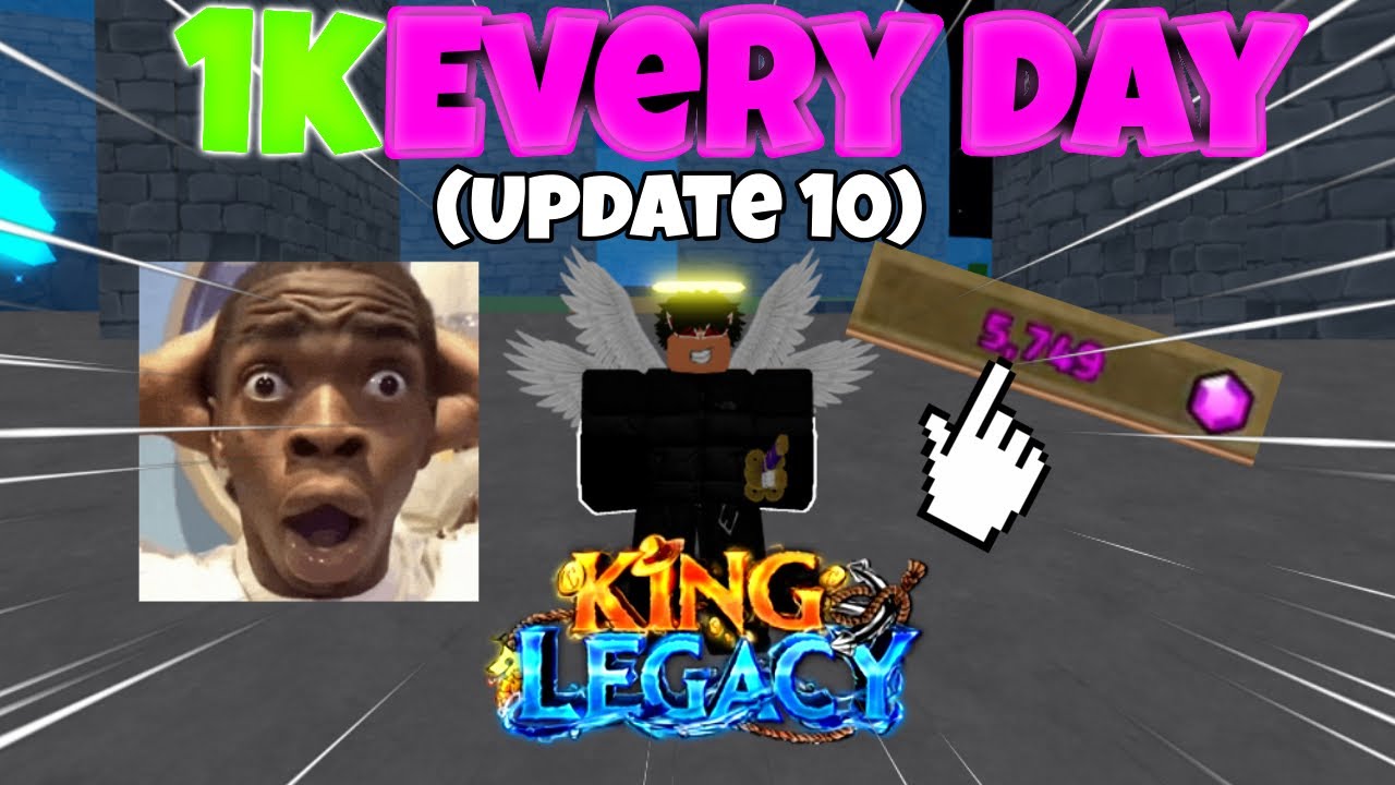 Best Method To Get Gems In King Legacy Update 10 (Updated 2026)
