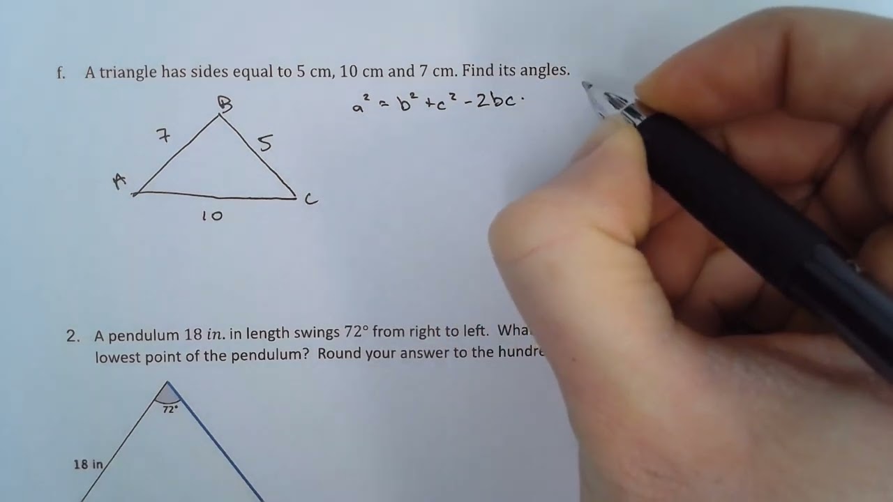 Law of Cosines