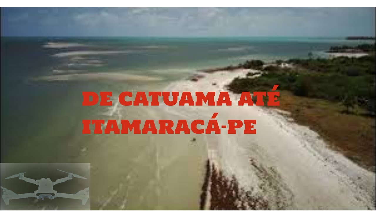 DRONE!UM VOO DE CATUAMA À ILHA DE ITAMARACÁ!PE.4K.