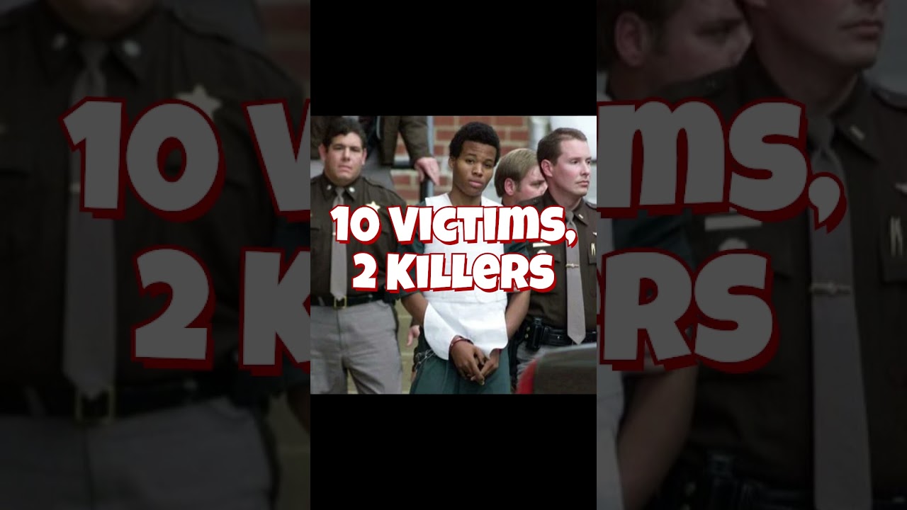 The Beltway Snipers: America&rsquo;s Deadly Duo #truecrimeshorts #crimedocumentary #horror #serialkiller