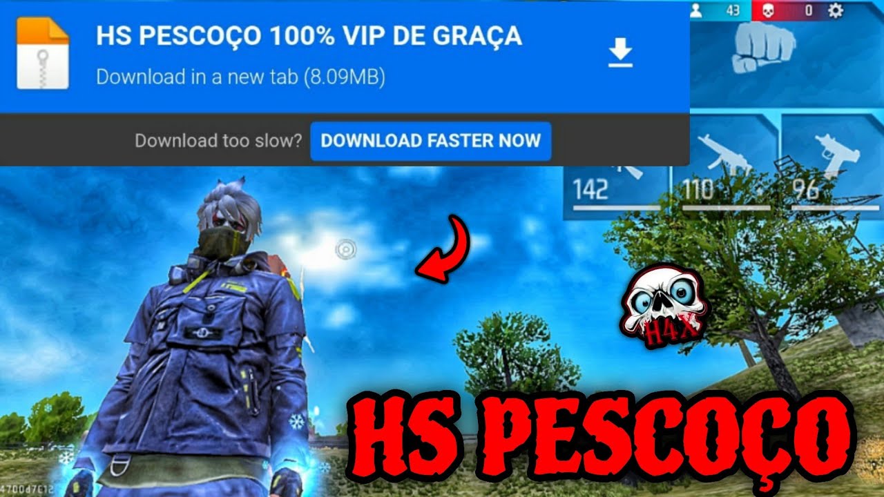 SAIU!! 🎭☑️ HS PESCO&Ccedil;O + AIMBOT + HOLOGRAMA 😈 LINK DIRETO MEDIAFIRE ☑️ XIT PARA CONTA PRINCIPAL 👑⚡