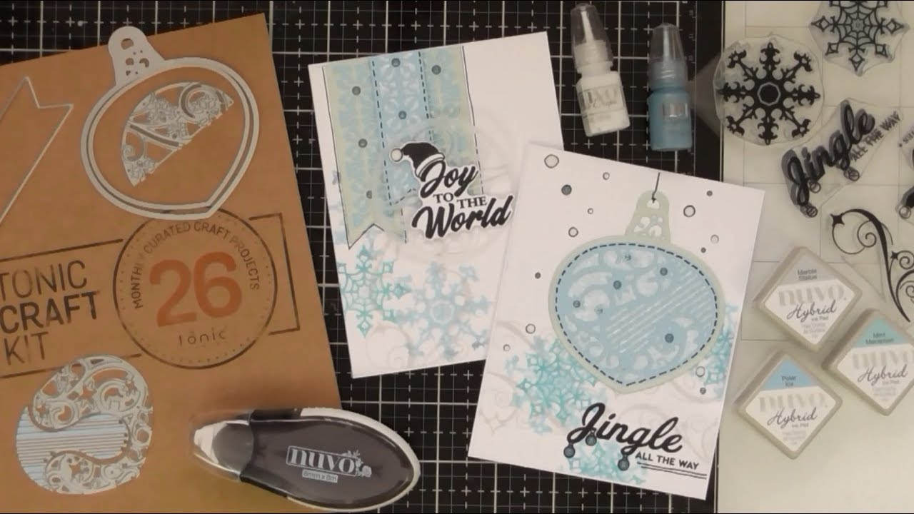 Simple Christmas Cards with Tonic Craft Kit 26 :D