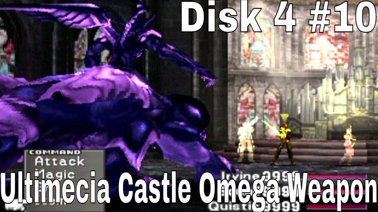 Final Fantasy VIII 8 Disk 4 Ultimecia Castle Omega Weapon