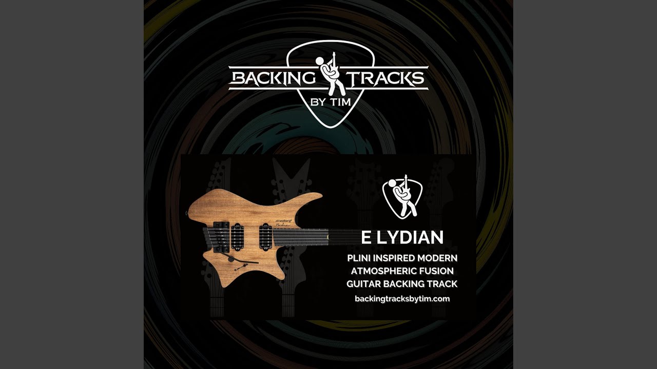 Plini Inspired Modern Atmospheric Fusion Guitar Backing Track Jam in E Lydian | 90 BPM