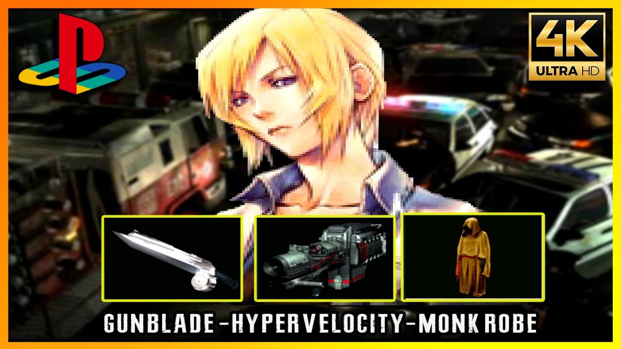 PARASITE EVE 2 (1999) | PS1 4K60ᶠᵖˢ Classics | Full Game - Gunblade/Hypervelocity Run | NO DAMAGE