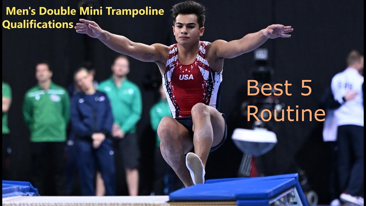 36th FIG Trampoline World Championships 2022,Men's Double Mini Trampoline Qualifications,Best 5