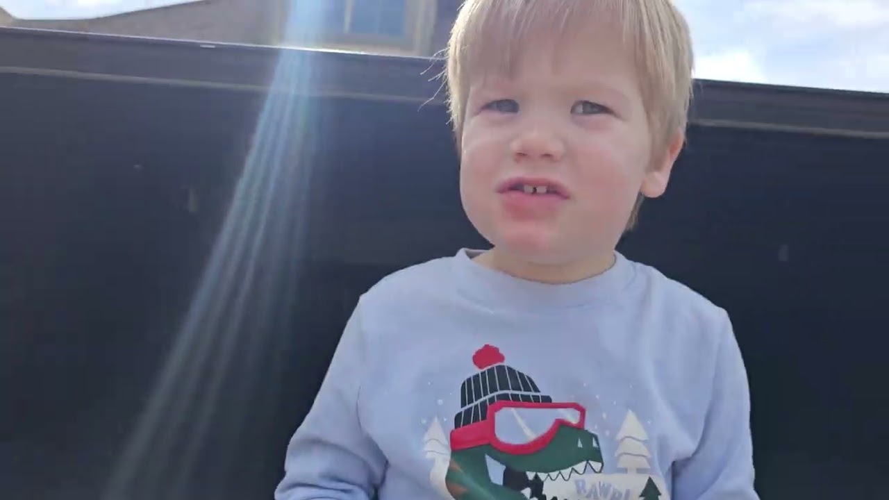 KB loves the Trash Truck