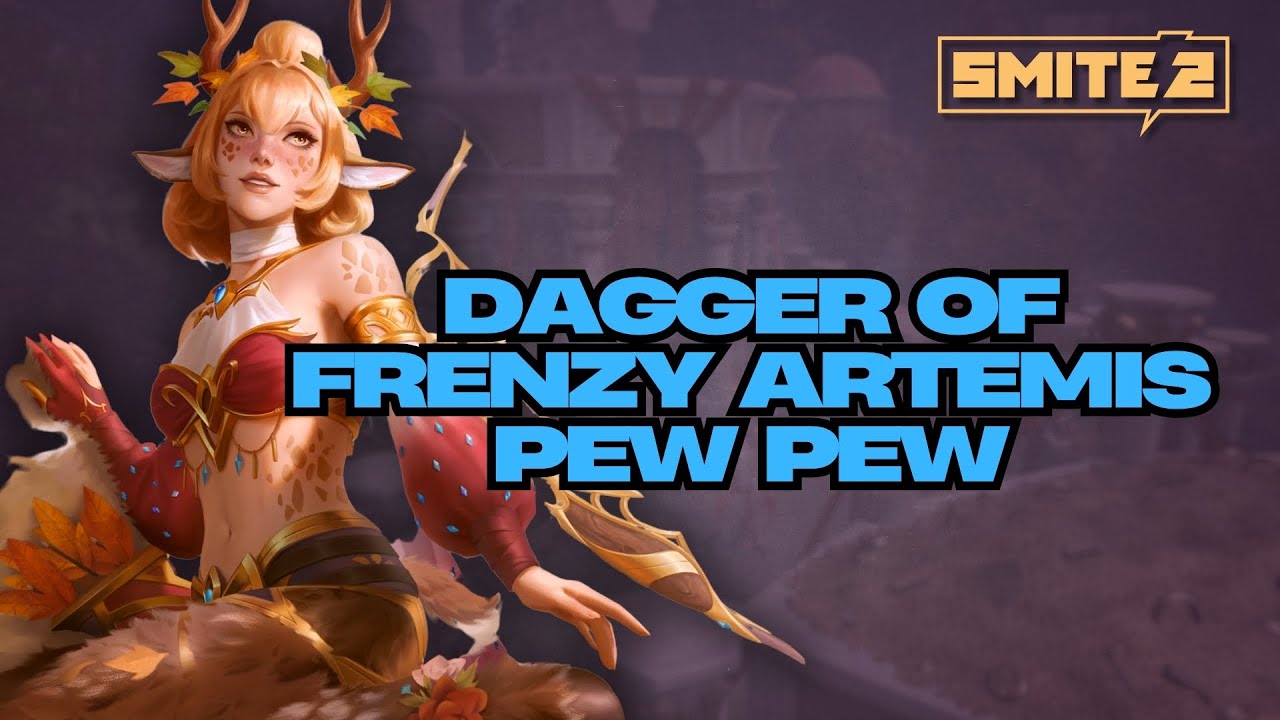 DAGGER OF FRENZY ARTEMIS PEW PEW - SMITE 2
