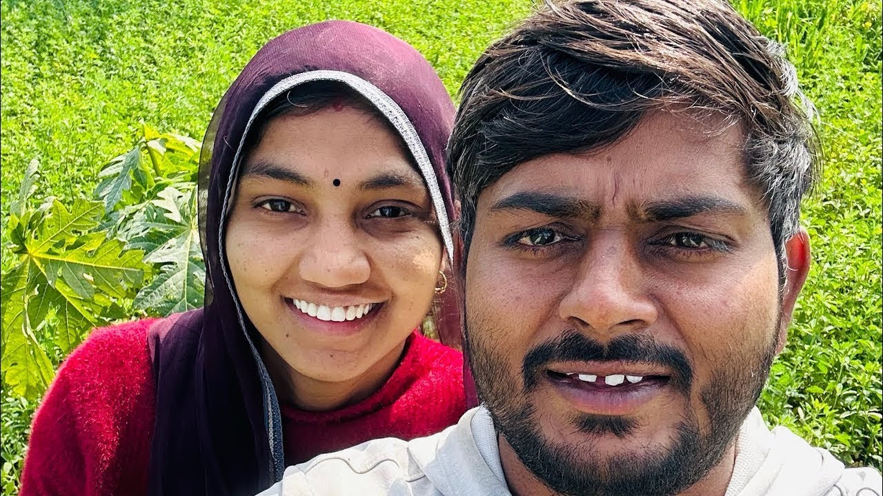 Khet me papita todi | daily vlog