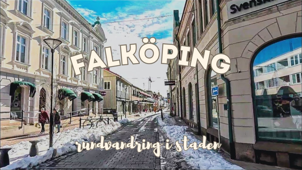 Unbelievable 🇸🇪 4k Sightseeing Tour: Explore the City of Falköping!