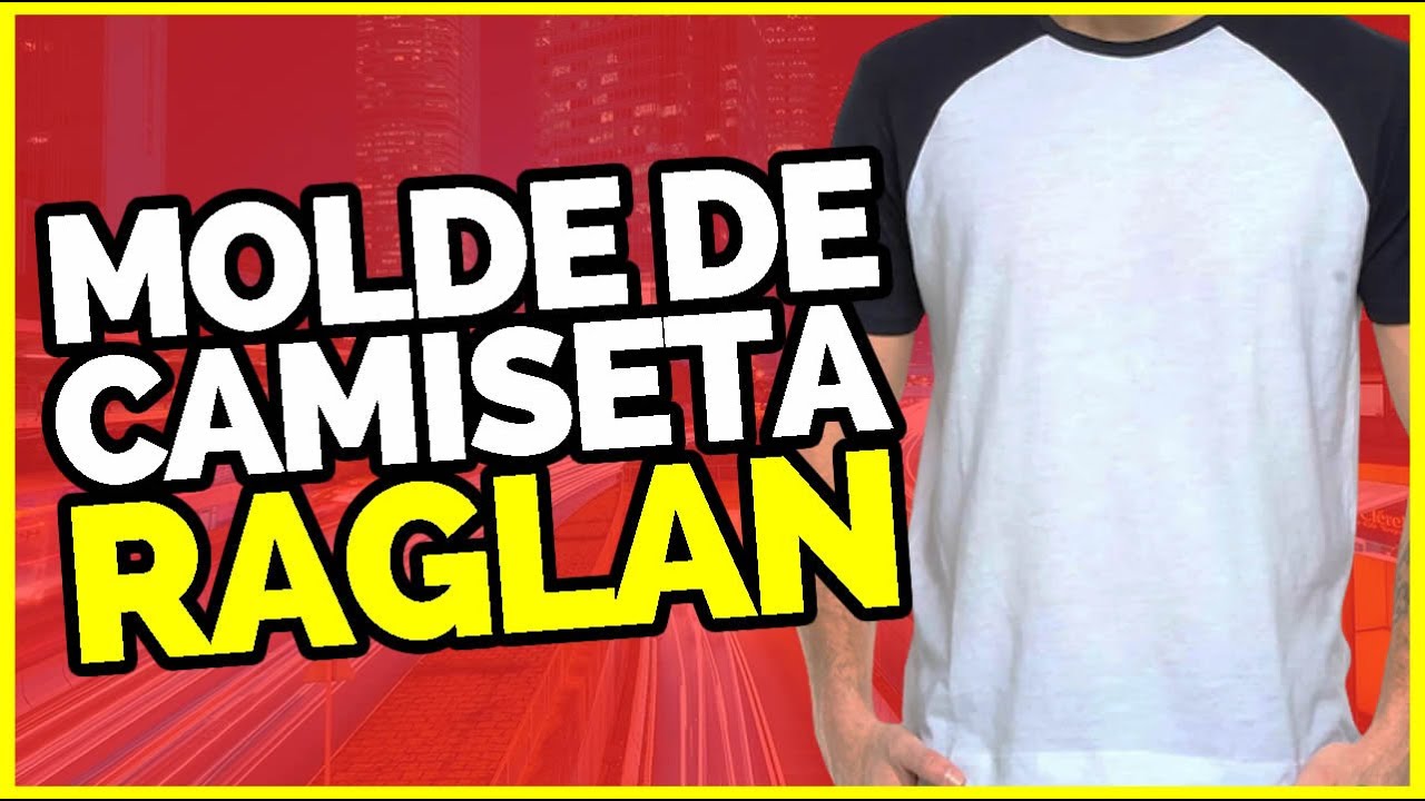Como transformar o molde de CAMISETA REGULAR em CAMISETA RAGLAN | Viver de Confecção