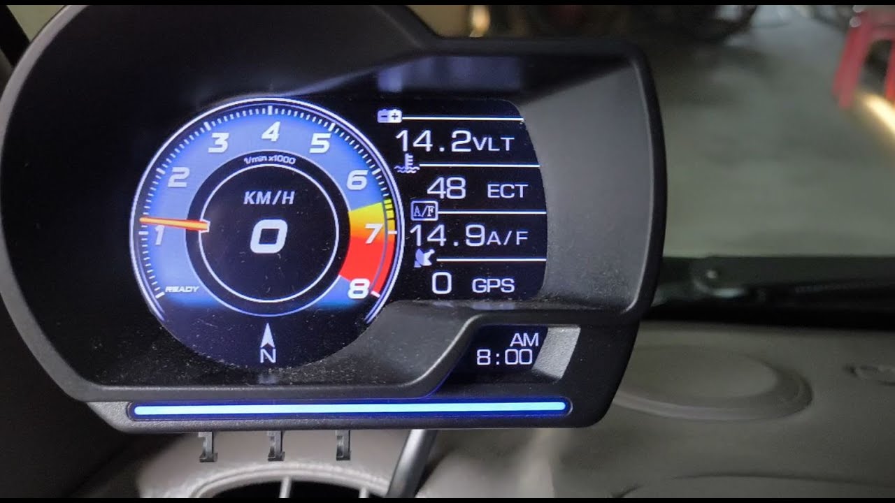 testing P6 obd2 gauge sa suzuki minivan da17v, plug and play, old and new model all goods with ECT