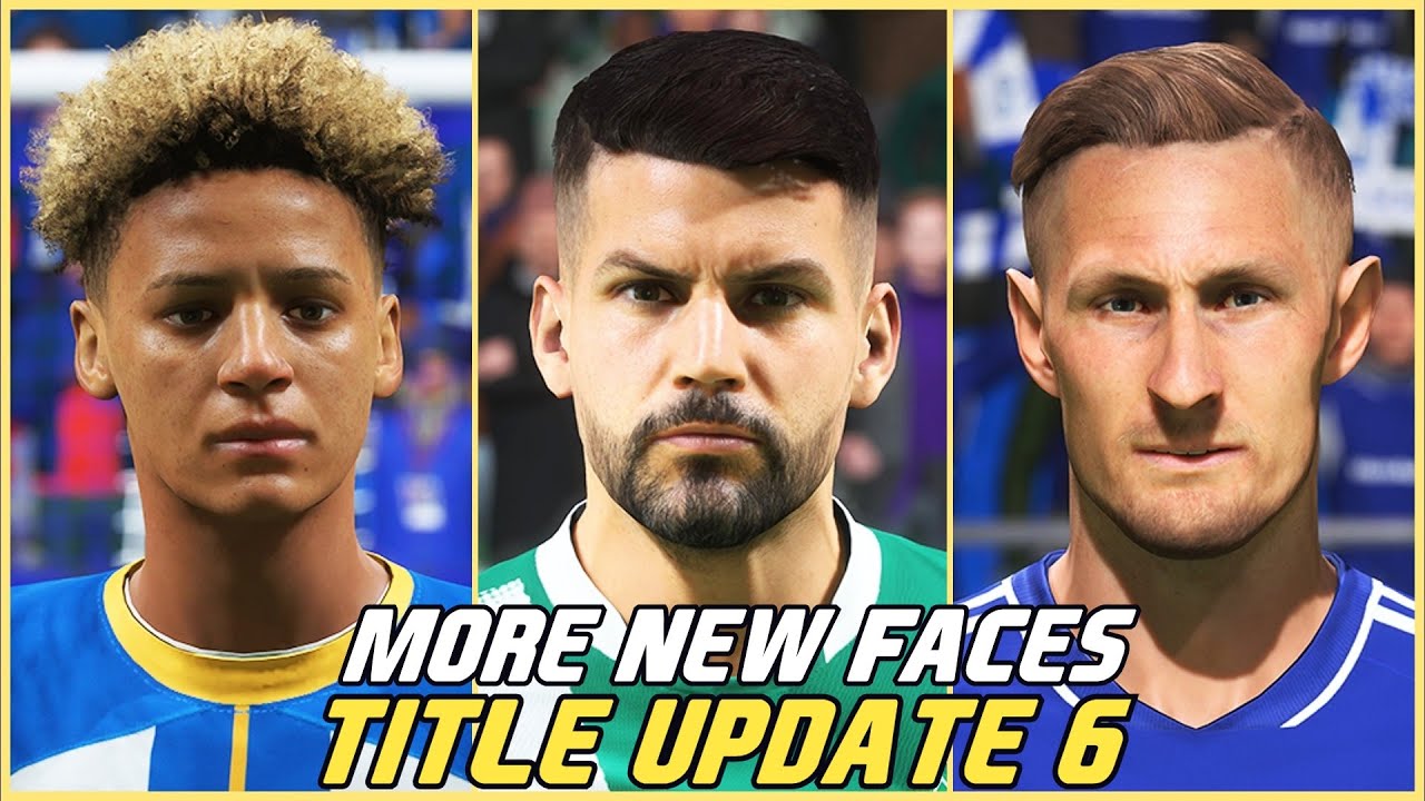 FIFA 23 - MORE NEW FACES AND TATTOOS ADDED! (TITLE UPDATE 6)