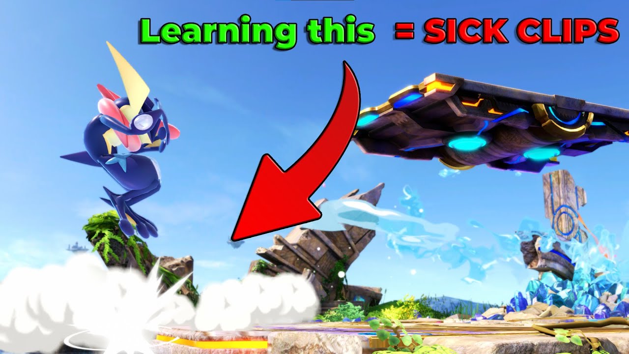 Learning Hydro Pump Cancels to get Greninja Clips in Smash Ultimate
