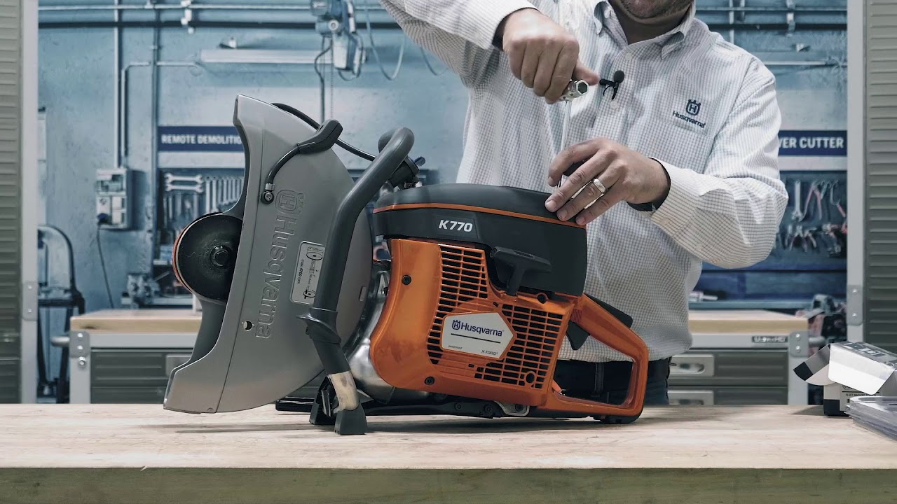 Распаковка резчика Husqvarna K 770