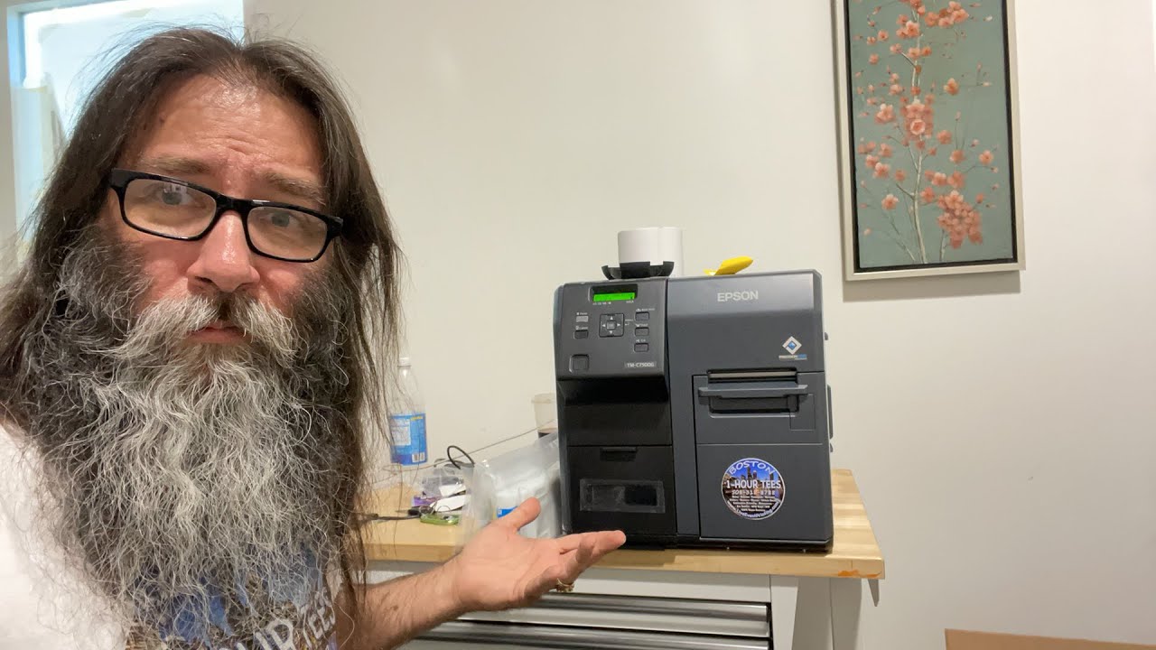 Let’s set up the Epson C7500G desktop label printer