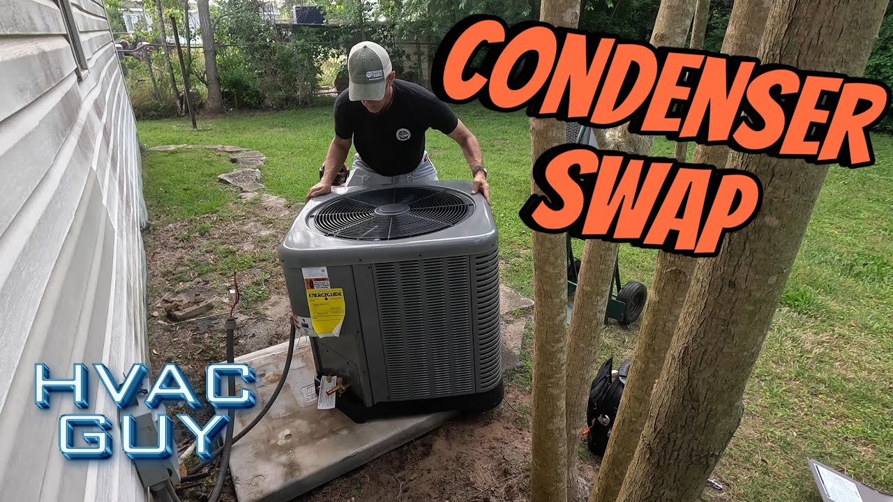 Early Morning Condenser Changeout! #hvacguy #hvaclife
