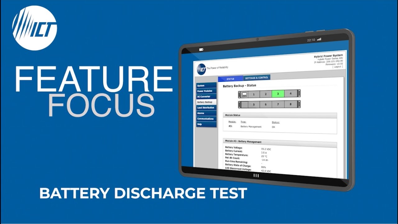 ICT Battery Discharge Test