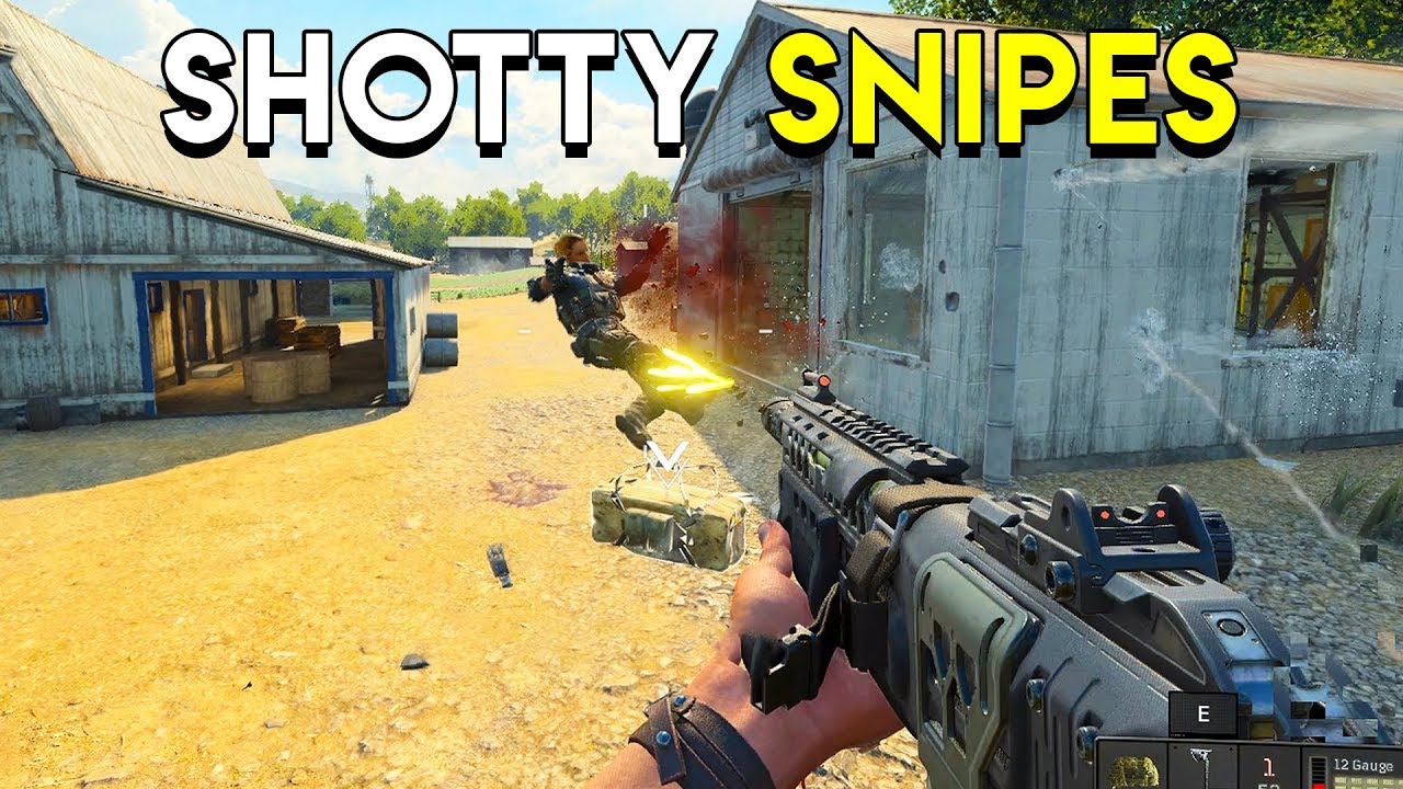 CoD BO4: Blackout Sniper Shotgun Meta