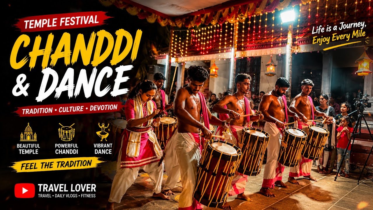 Powerful Chende Melam at Temple Festival | Traditional Drum Dance | Tulunadu Festival 2026 