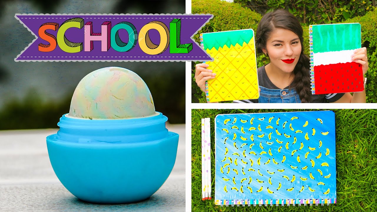 EOS ERASER AND DECORATE YOUT NOTEBOOKS | MUSAS LESSLIE LOS POLINESIOS