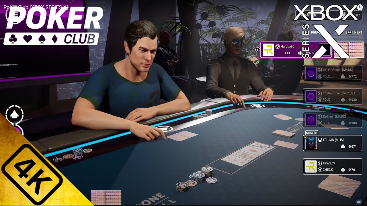 Poker Club [XBOX SERIES X] Cashgame Session