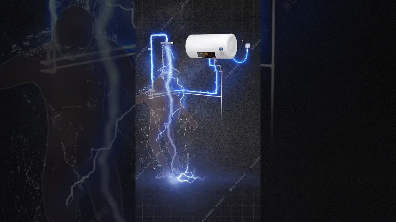 Electric Shock Death ⚡ By Water Heater #shorts #3danimation