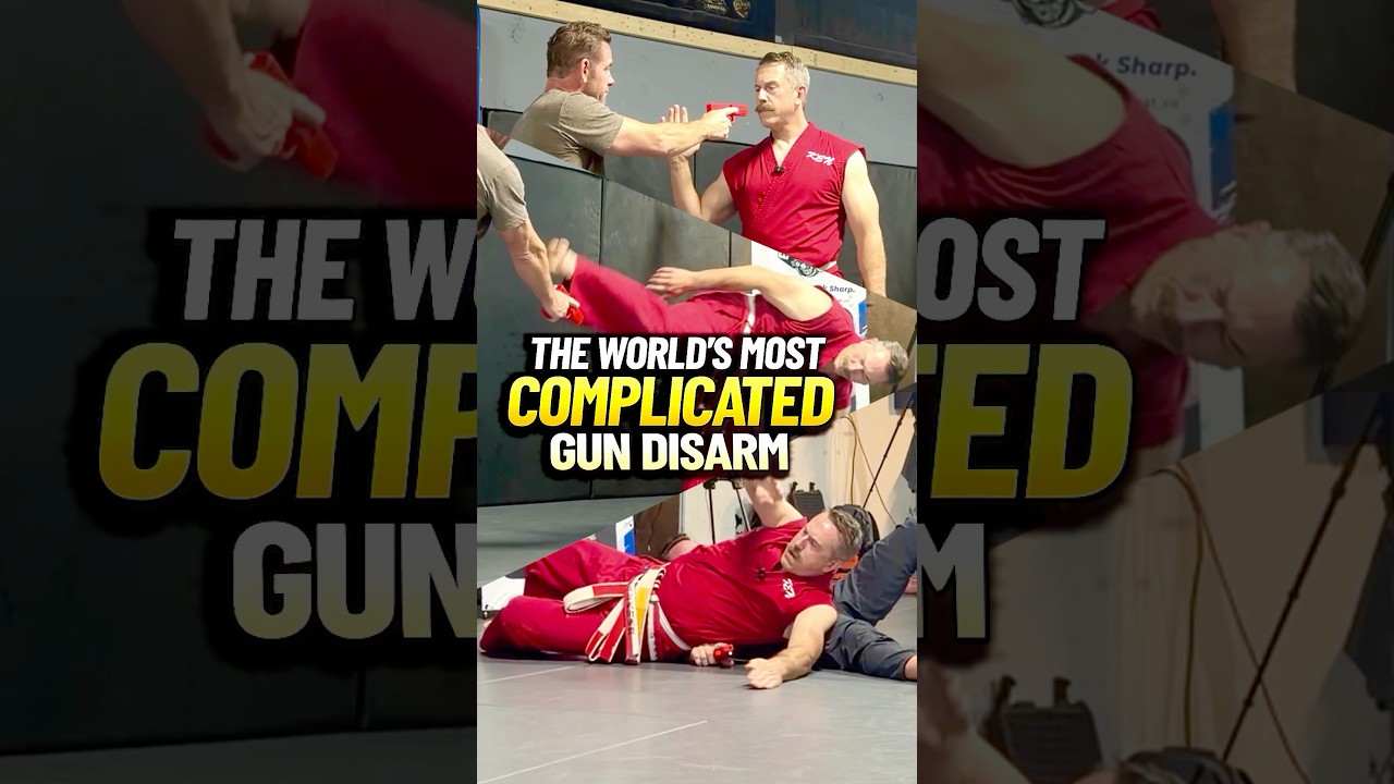 World&rsquo;s Most Complicated Gun Defense! #masterken #selfdefense