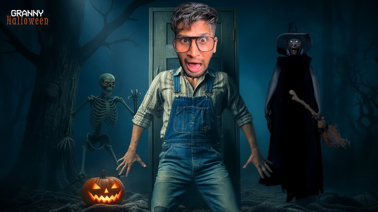 NEW ENDING UNLOCKED IN DOOR ESCAPE | GRANNY HALLOWEEN UPDATE