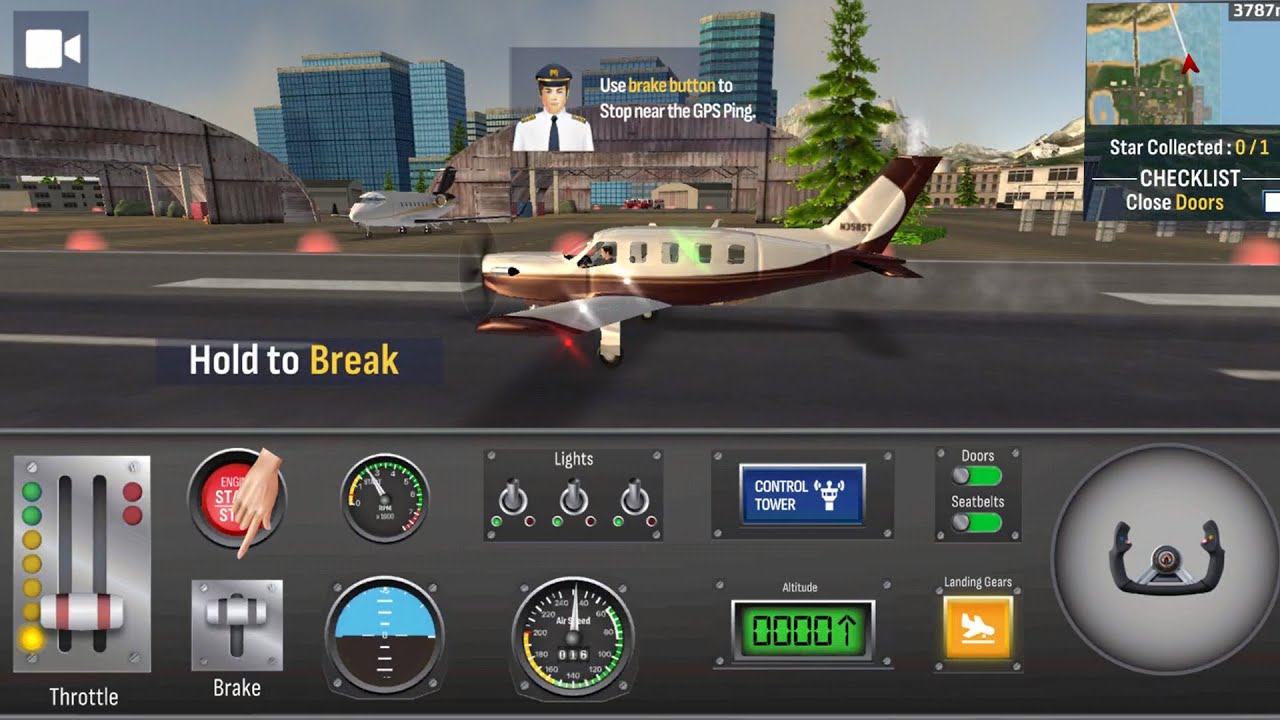 Airplane Pro: Flight Simulator &ndash; Best Free Pilot Game on Android! - Android Gameplay