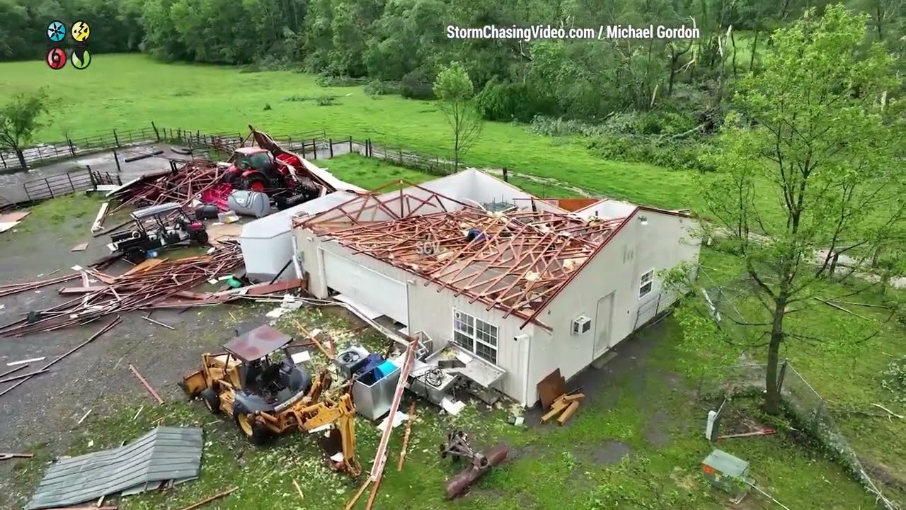 Drone Tornado Aftermath, Henagar, AL - 5/9/2024