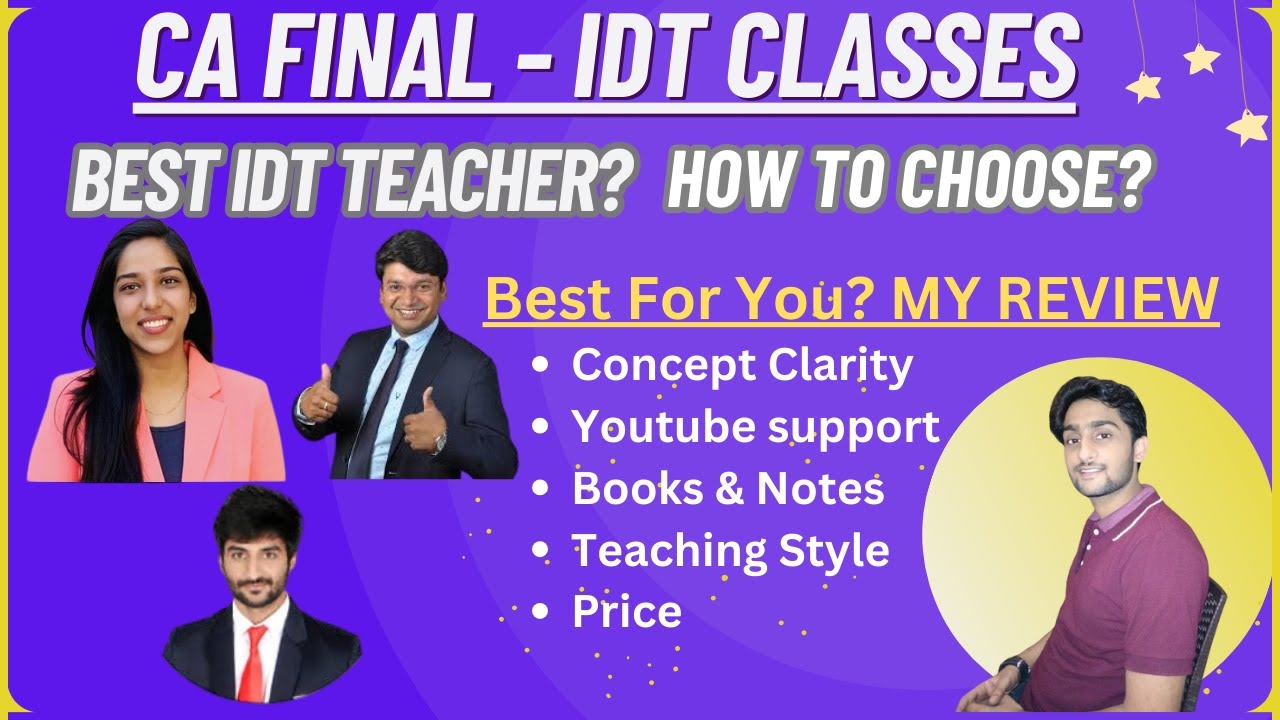 CA FINAL IDT BEST TEACHER 🔥 REVIEW CA FINAL IDT ⭐ Idt class review #yashvantmangal #akshanshgarg