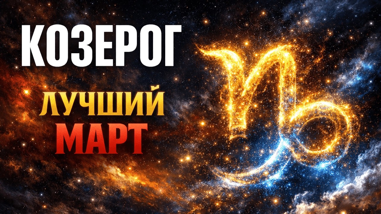 ♑ КОЗЕРОГ: Иллюзии закончились! ЛУЧШИЙ МАРТ! Сатурн открывает реальные возможности вместо мечтаний