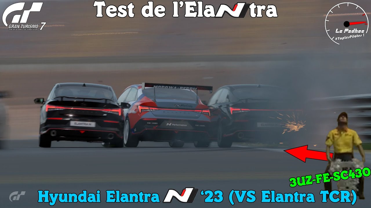 Hyundai Elantra N '23 (vs Elantra N TCR) | 3UZ-FE-SC430 | Swap Myth : ça vaut le coup ? [#PSVR2]