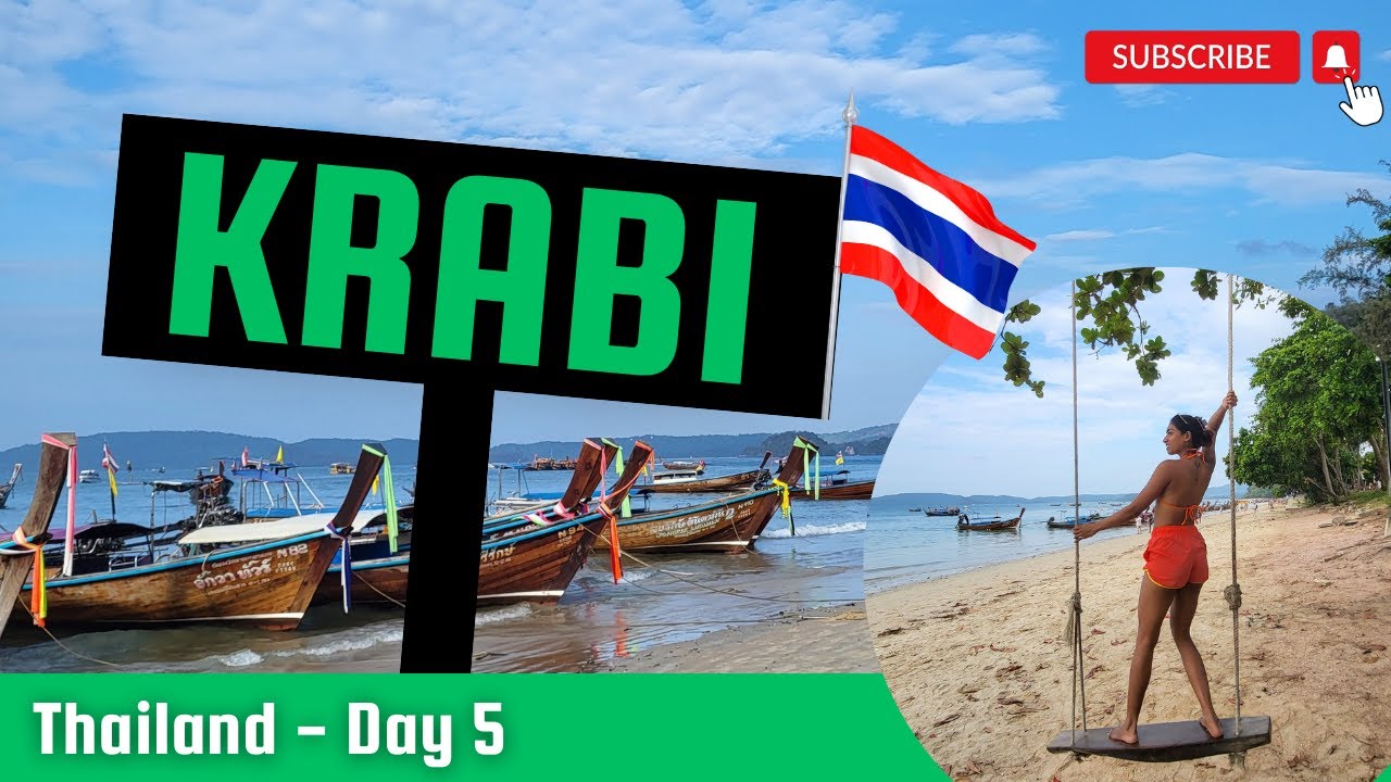 Exploring Krabi: Ao Nang Beach, Nightlife, and Street Food Adventure | Vlog day 5