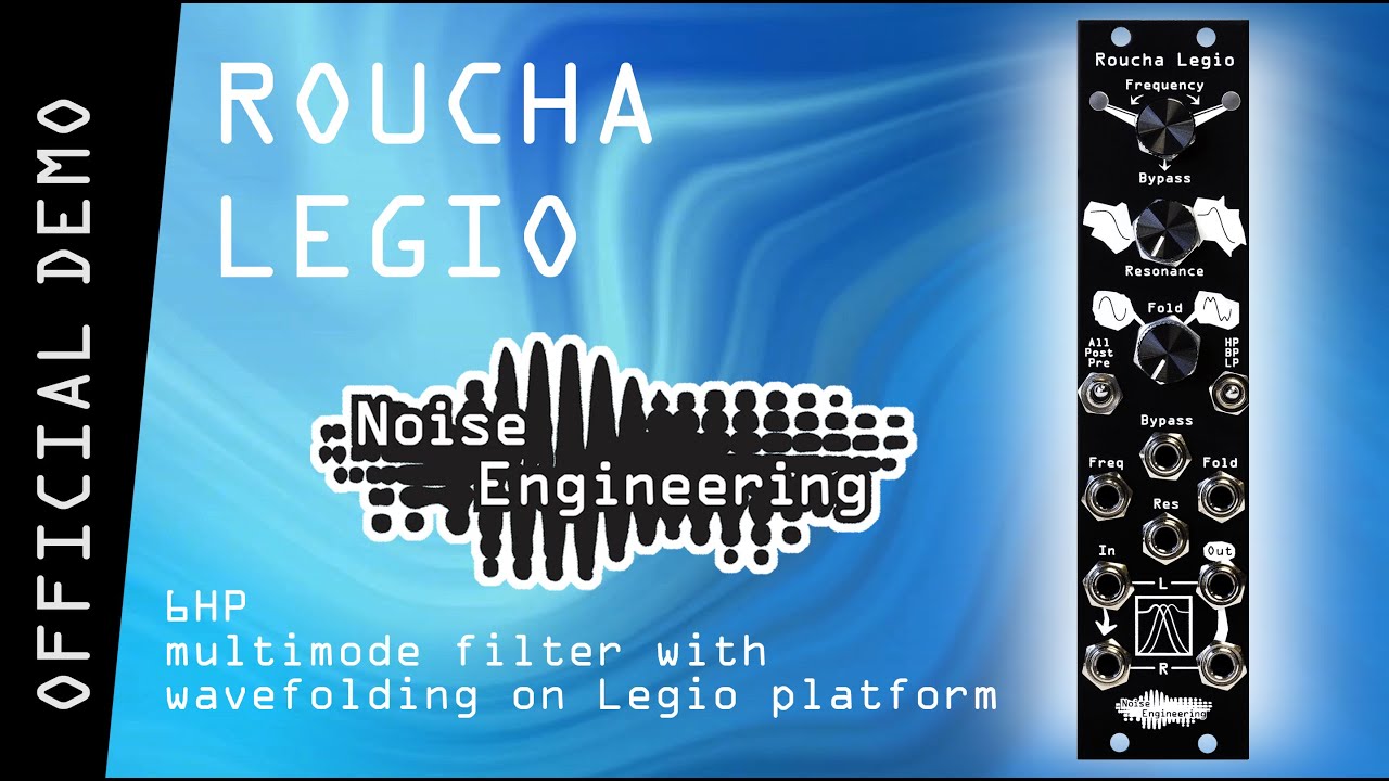 Roucha Legio — многомодовый стереофильтр в 6HP с волновым сложением от Noise Engineering