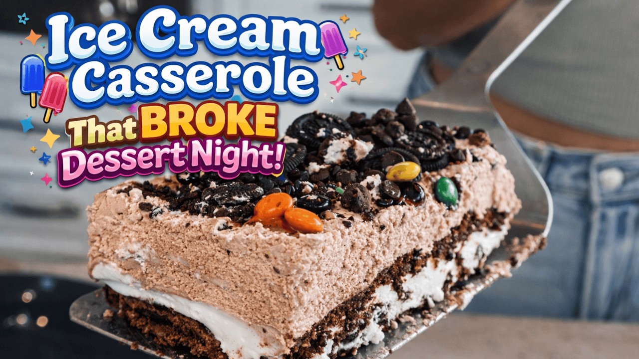 Запеканка из мороженого, которая испортила весь вечер десертов! 🔥🍨