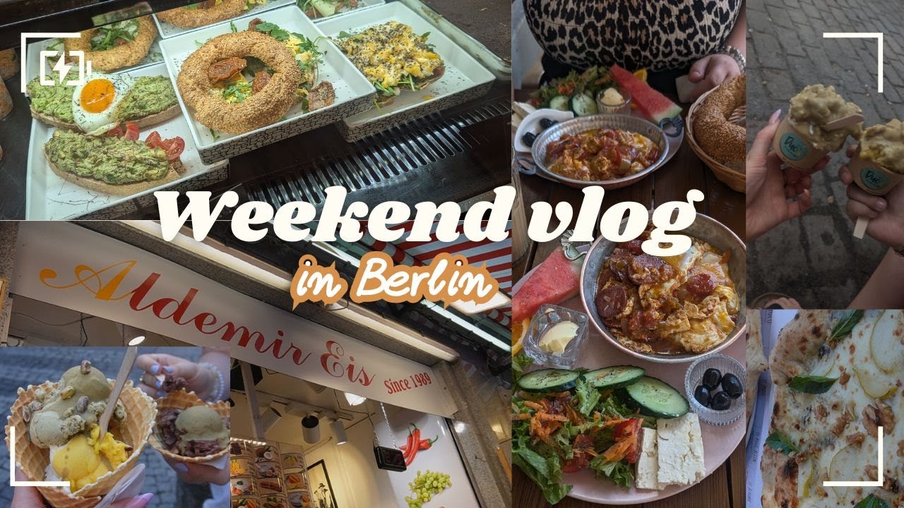 Summer weekend in Berlin - Foodspots- Eisläden - quality time - VLOG