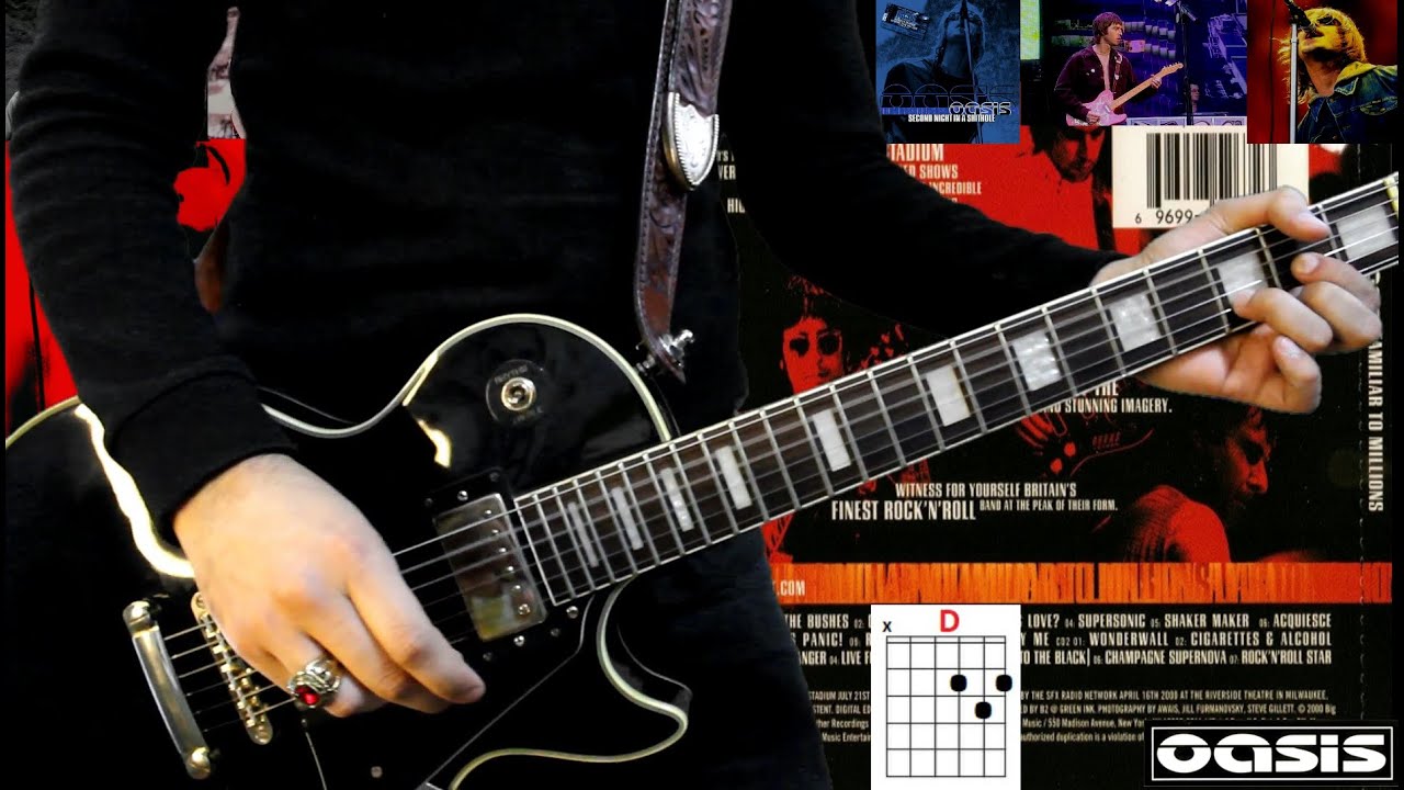 Oasis - Helter Skelter - LIVE Guitar COVER (Noel Part)
