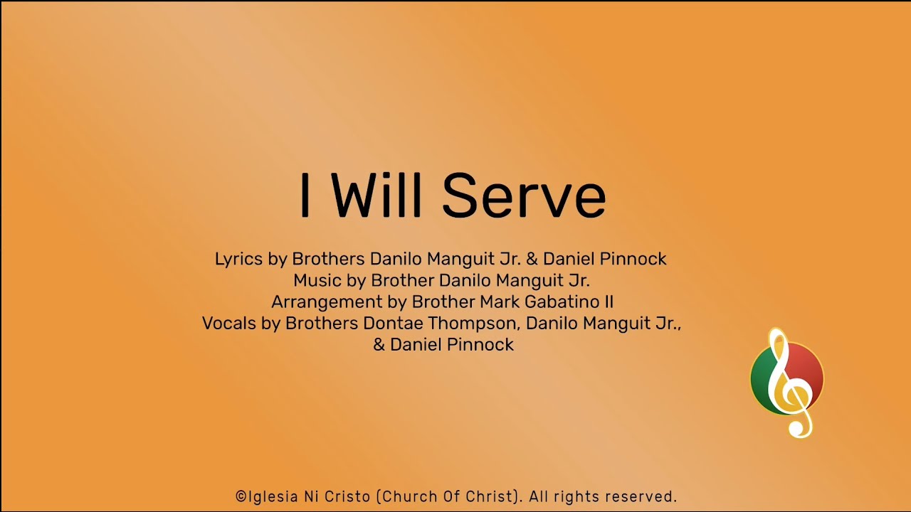 I Will Serve