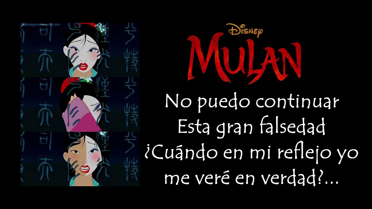 Mulán Mi reflejo
