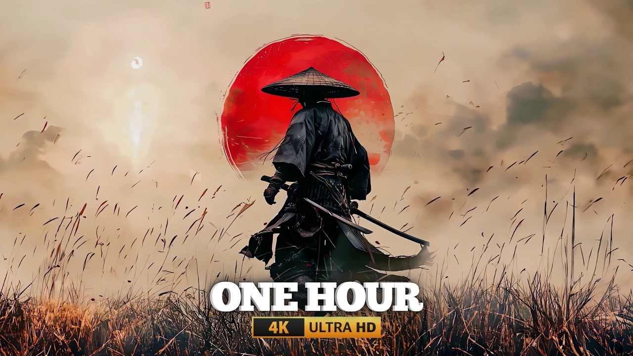 Samurai Sun  Fiery Red Samurai Live Wallpaper 4K#fyp #wallpaper