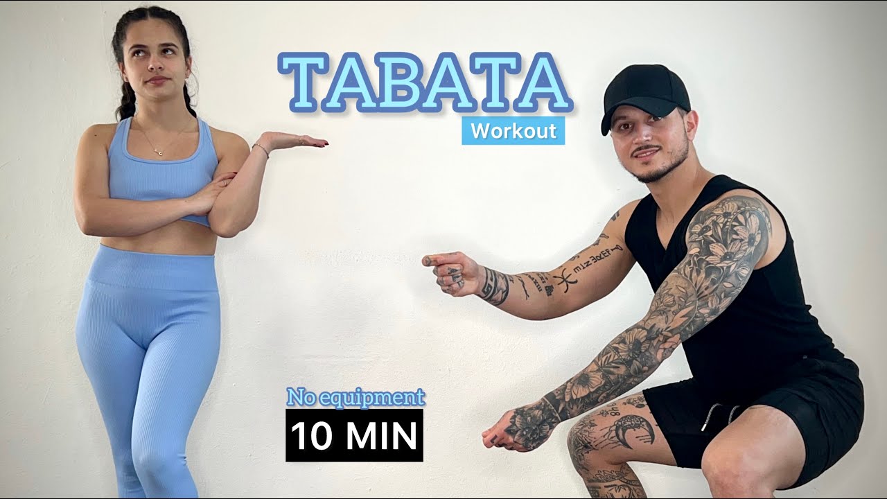 DESTRUYE la GRASA en 10 MINUTOS !  Entrenamiento TABATA intenso sin equipo