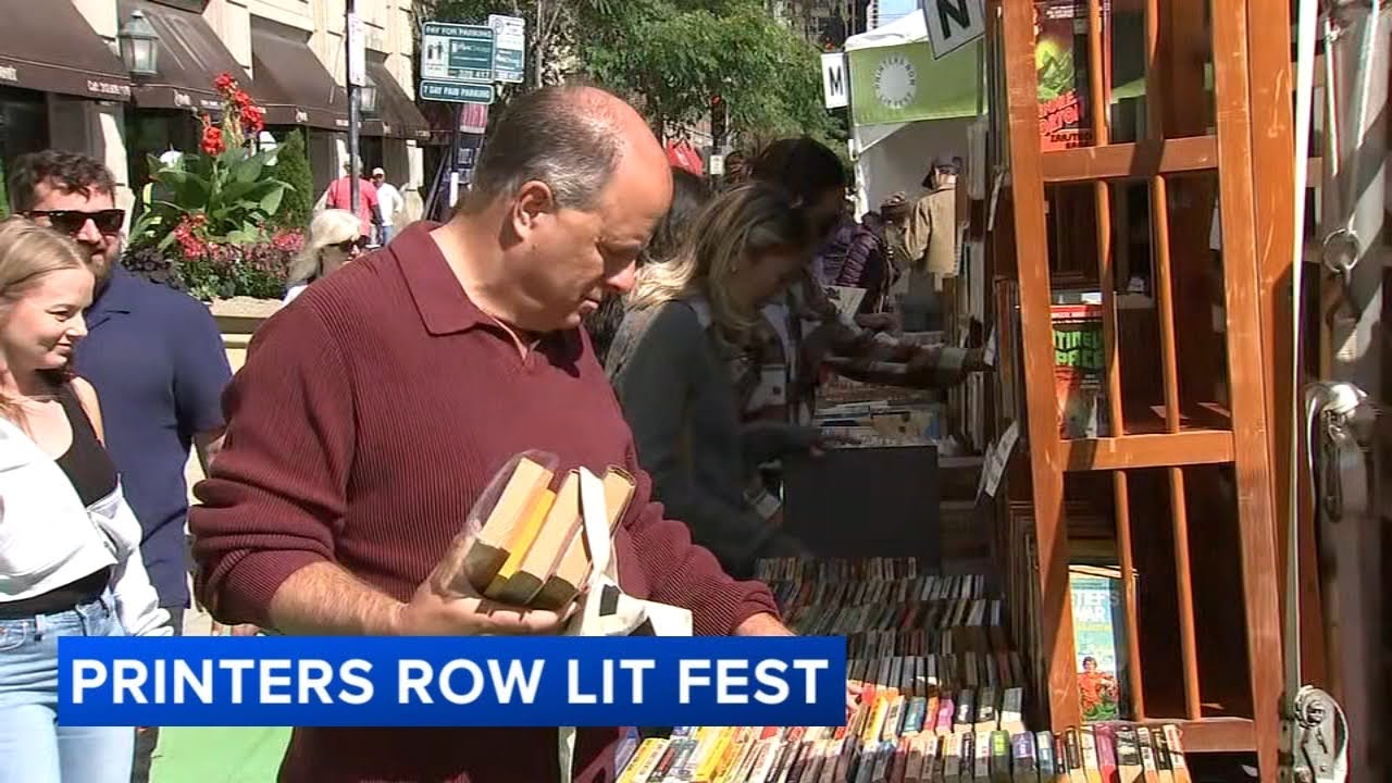 Book lovers, authors gather downtown Chicago for Printers Row Lit Fest