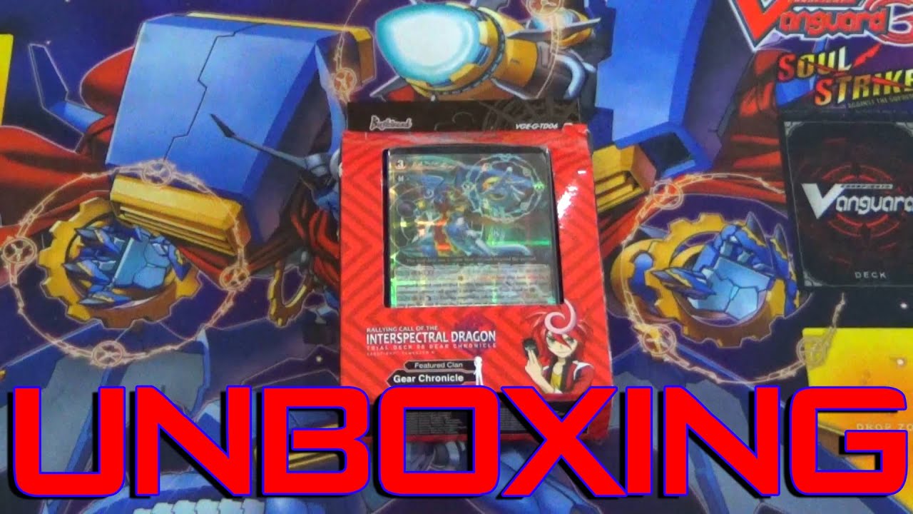 Cardfight!! Vanguard G:  G Trial Deck 6 - Rallying Call of the Interspectral Dragon Unboxing!
