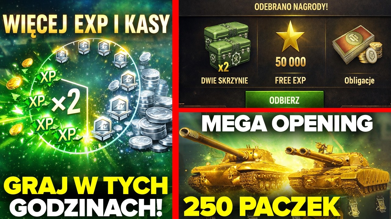 DWA RAZY WIĘKSZE ZAROBKI i EXP! ZOBACZ TO ZANIM KUPISZ PACZKI! ODBIERZ NAGRODY ze SKLEPU!