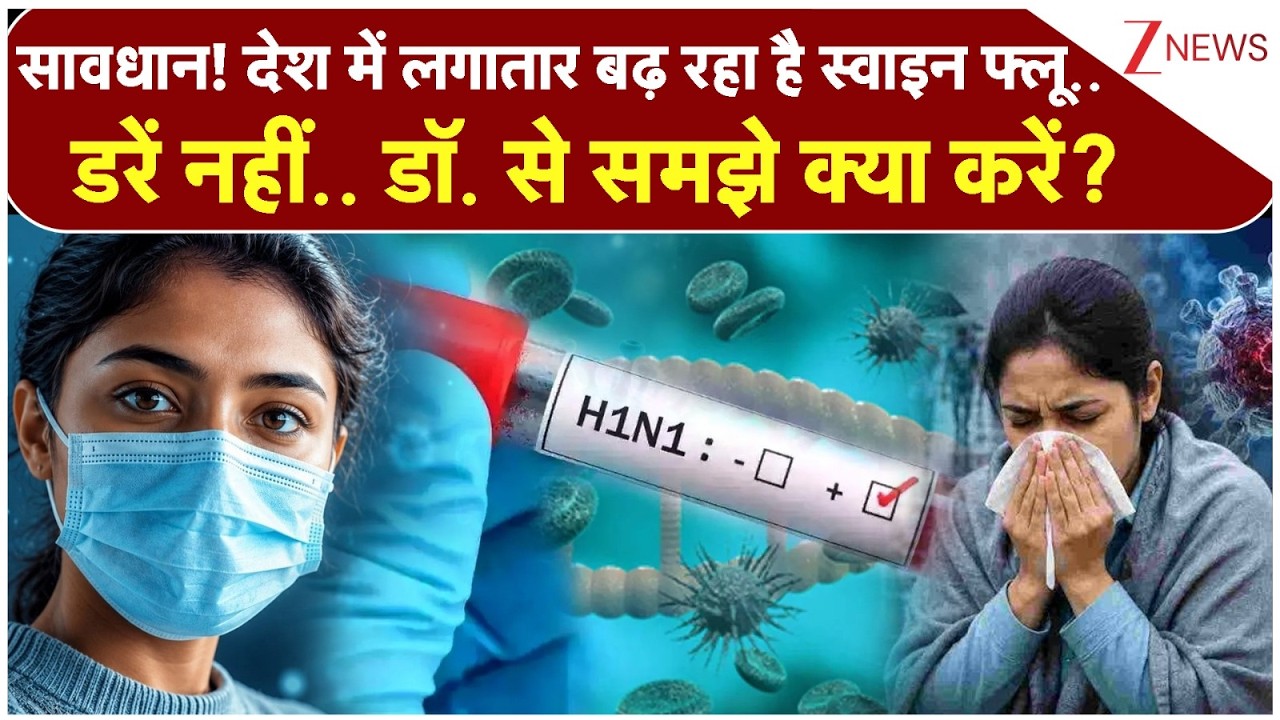 Swine Flu Alert : सावधान! देश में लगातार बढ़ रहा है स्वाइन फ्लू..डॉ. से समझे क्या करें? I Zee News