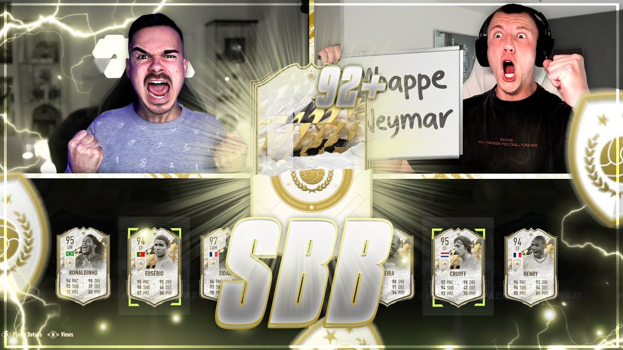 FIFA 22: 92+ ICON MOMENTS PLAYER PICK Squad Builder Battle 🔥🔥
